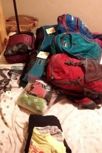 this is my packing system for the carryon bags in the must have travel packing list for a family trip