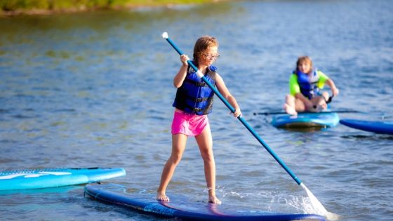 Paddle Boarding is a fun thing to do at Lake Pueblo State Park