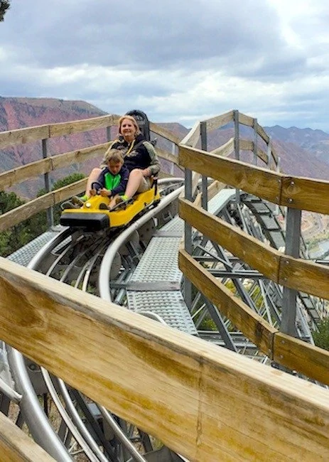 Riding the Alpine Coaster at Glenwood Caverns is a favorite thing to do in Glenwood Springs 