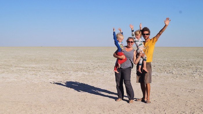 Etosha National Park Namibia Toddler is best international vacation destination based on Travelyn Family