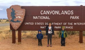 Canyonlands National Park Island in the Sky Entrance with Kids