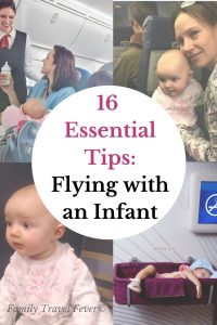 Tips for flying with an infant or baby