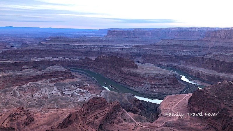 What you need to know when camping in Dead Horse Point State Park. View from the famous Dead Horse Point Overlook during our last camping trip