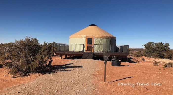 Enjoy staying in yurt at Dead Horse Point State Park Campground. This has more comforts than tent camping