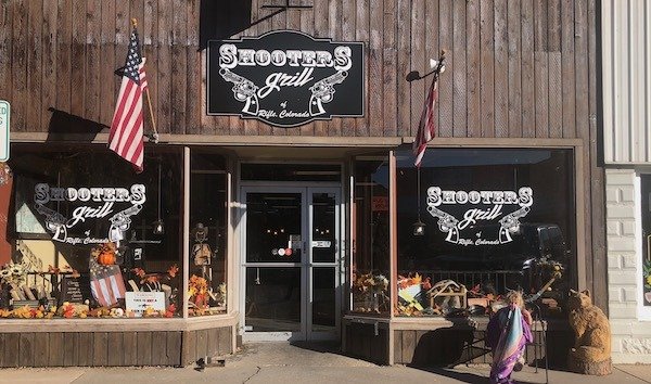 Shooters Grill in Rifle Colorado with world famous for second amendment rights