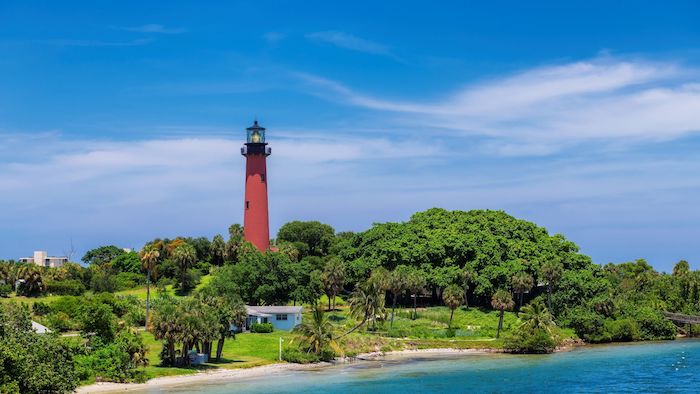 Jupiter Lighthouse at Palm Beach County, Florida - best place to RV camp