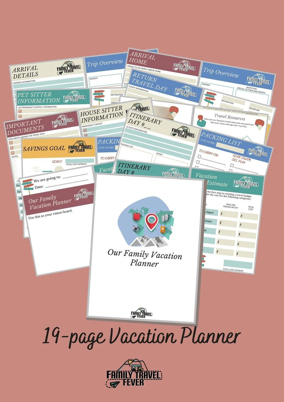 19-page Vacation Planner