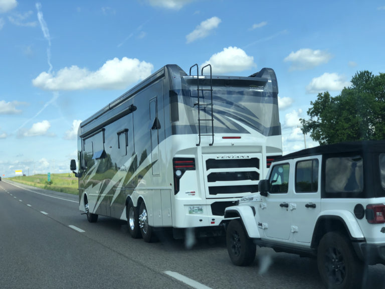 Can I Tow A Car With A Rental RV? (and your alternative option)