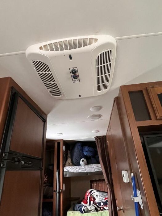 AC unit on RV ceiling