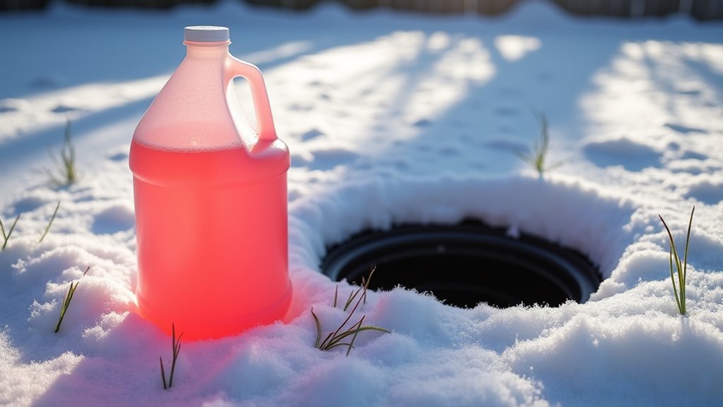antifreeze effects on septic systems