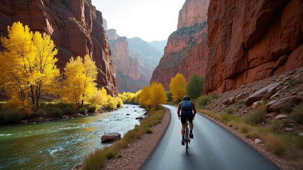 biking and walking path
