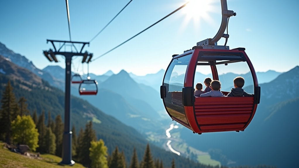 breathtaking gondola mountain views