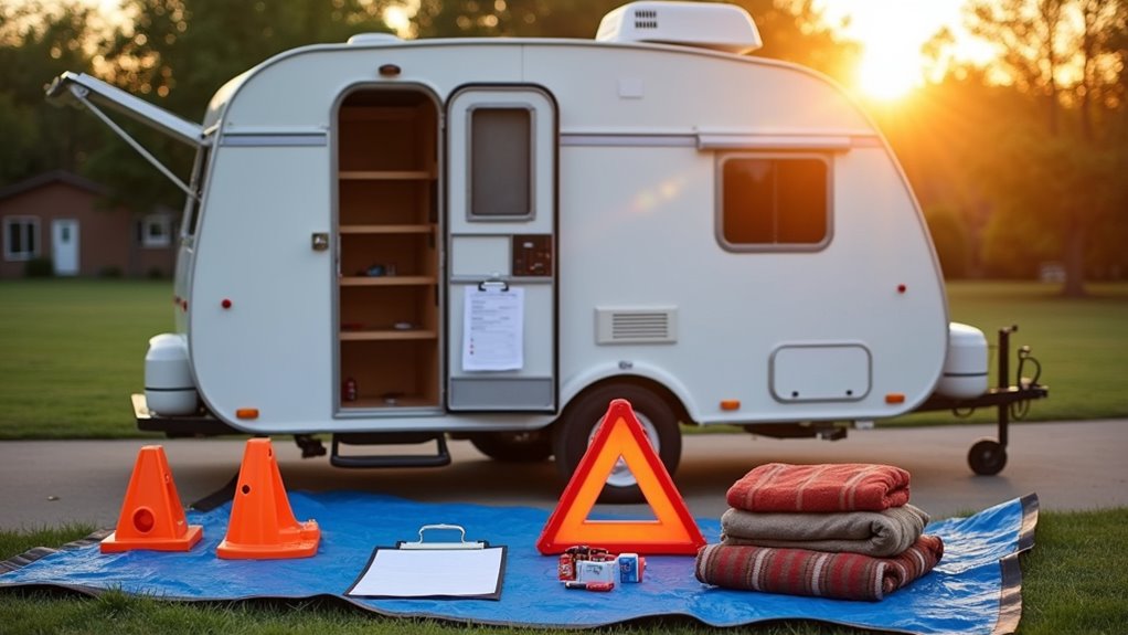 camper trailer safety preparations