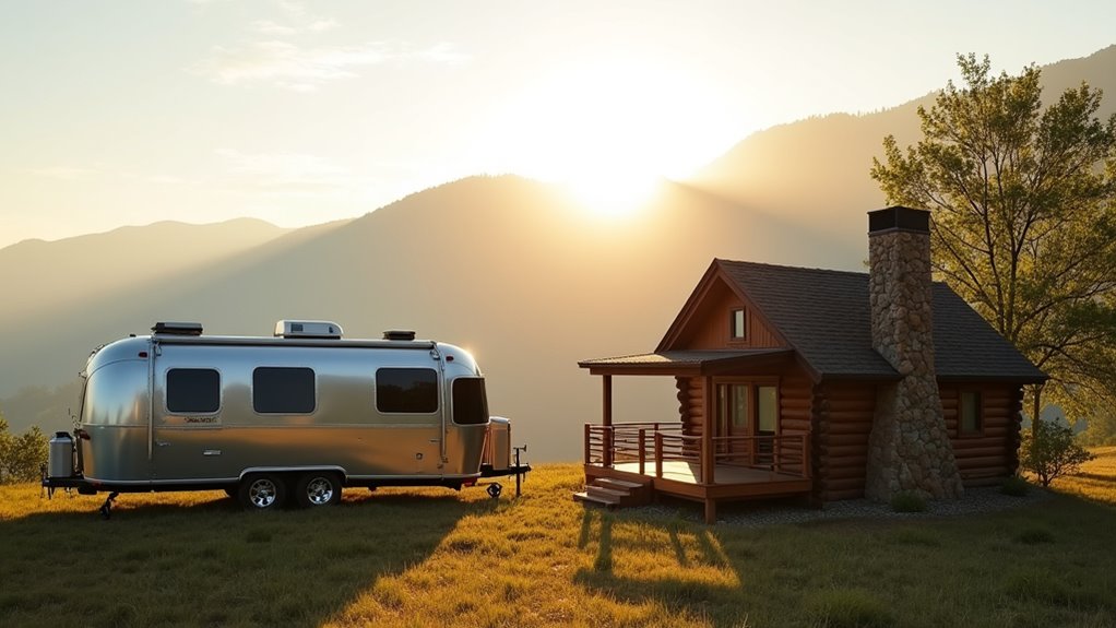 camper versus cabin decision