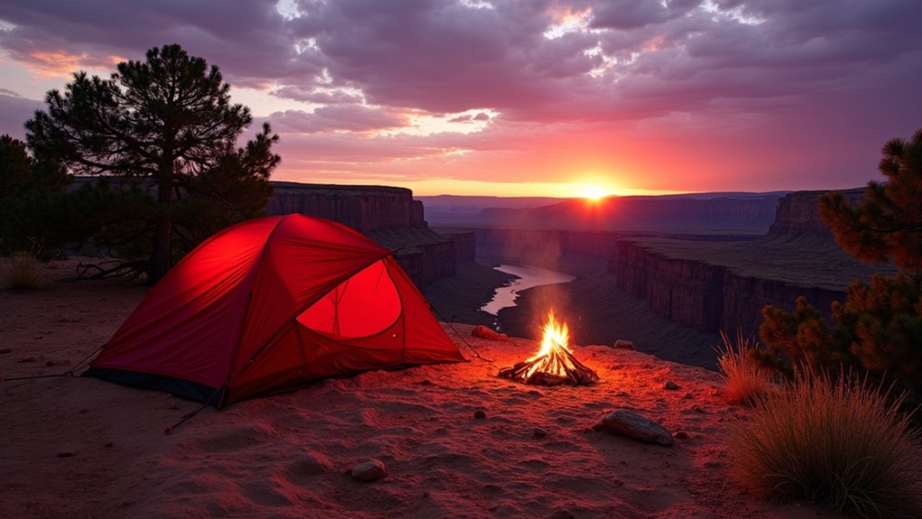 camping at dead horse point