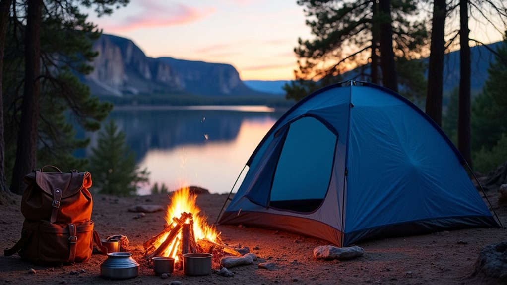 camping options near rifle