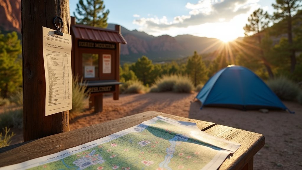 camping reservations and fees