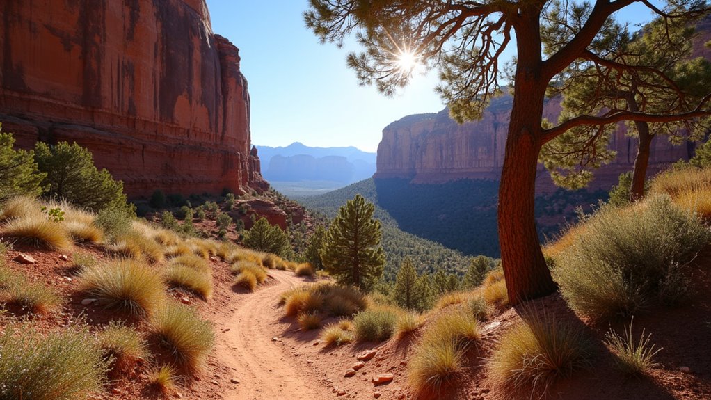 canyon rim trail highlights