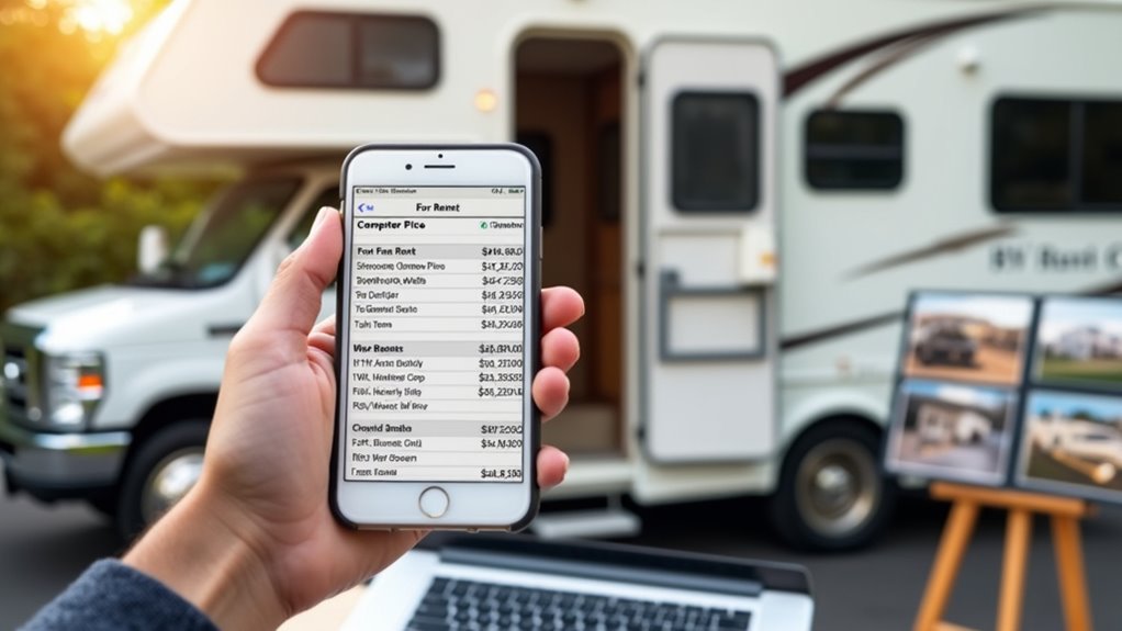 competitive rv rental pricing
