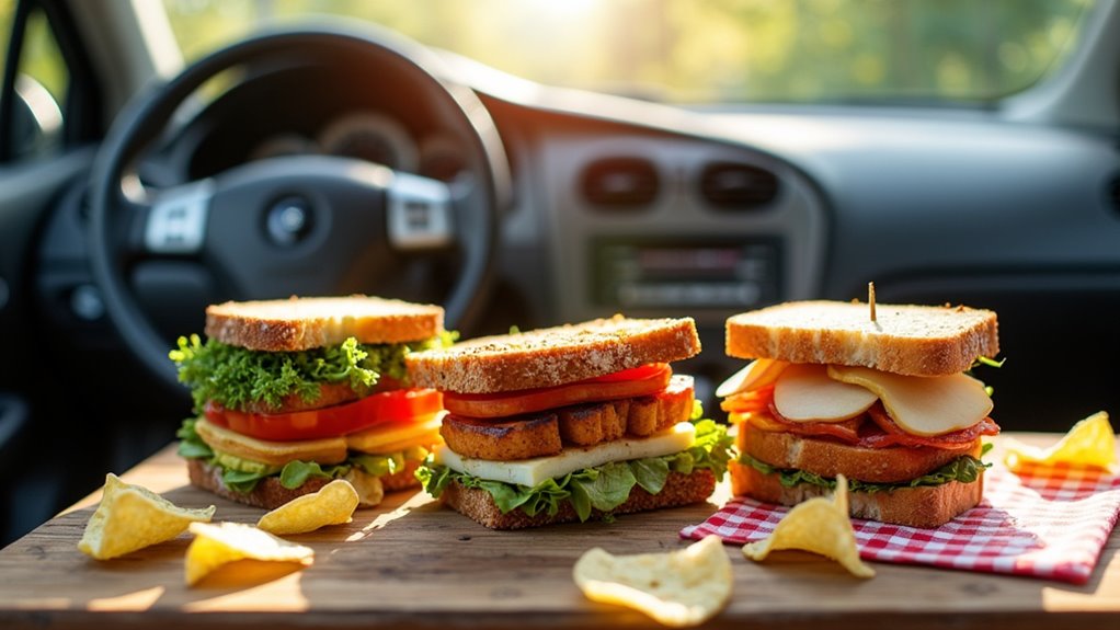 creative travel friendly sandwiches