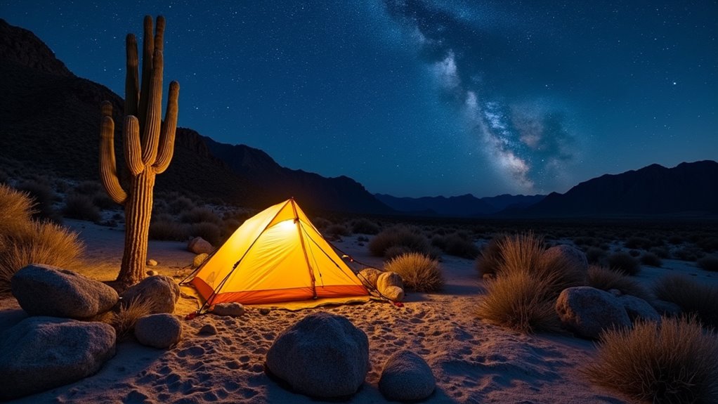 desert christmas camping adventure