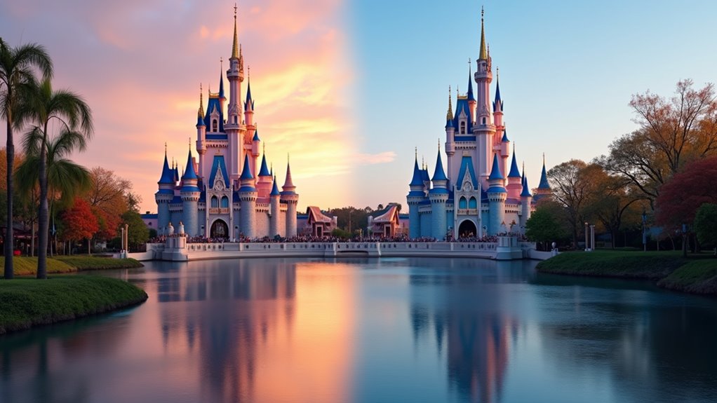 disney parks coast comparison