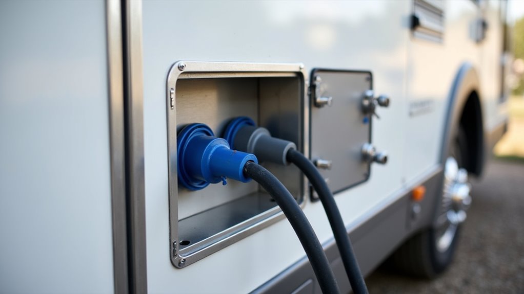 driver s side utility connections