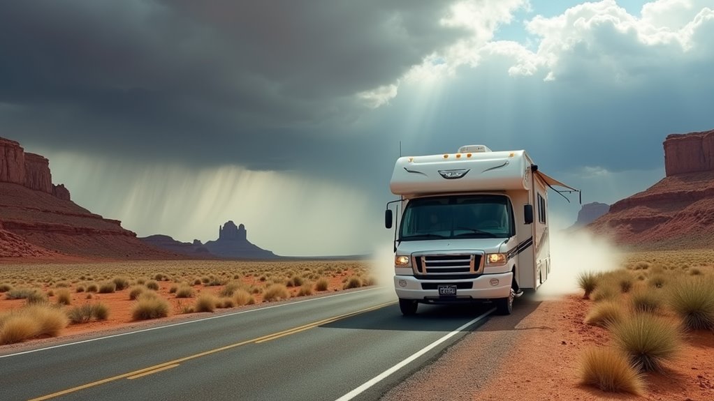 driving rv in winds