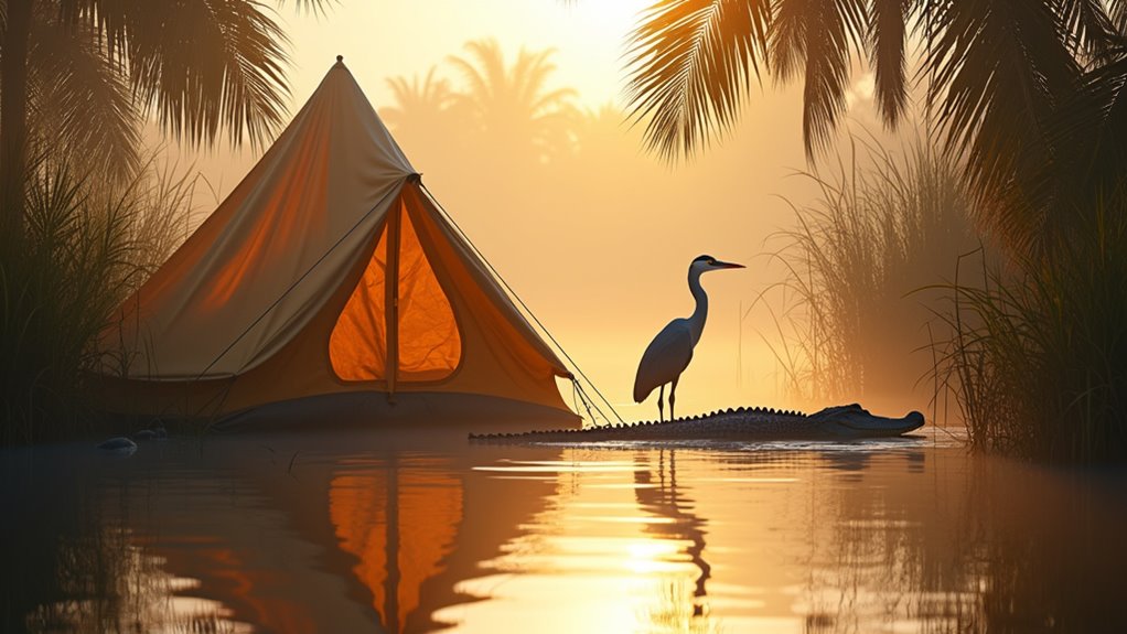 everglades winter wildlife camping