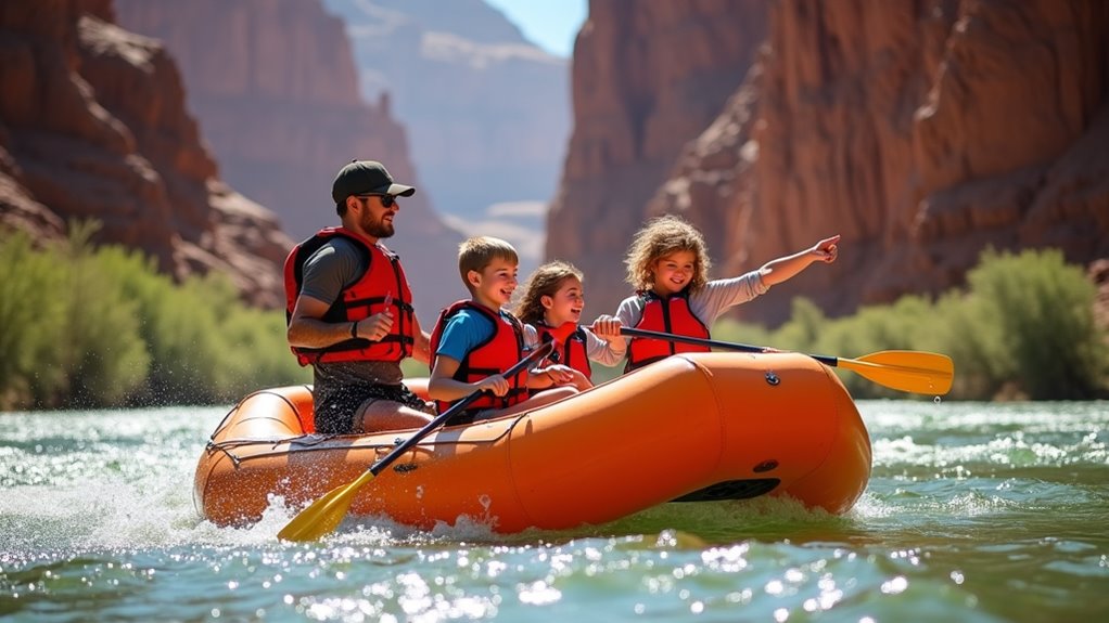 family friendly river rafting
