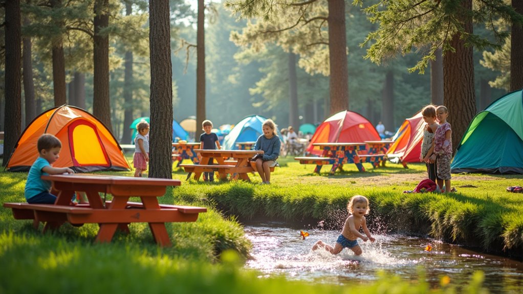 family friendly shaded accessible amenities