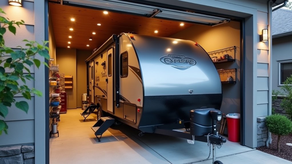 garage compatible travel trailers