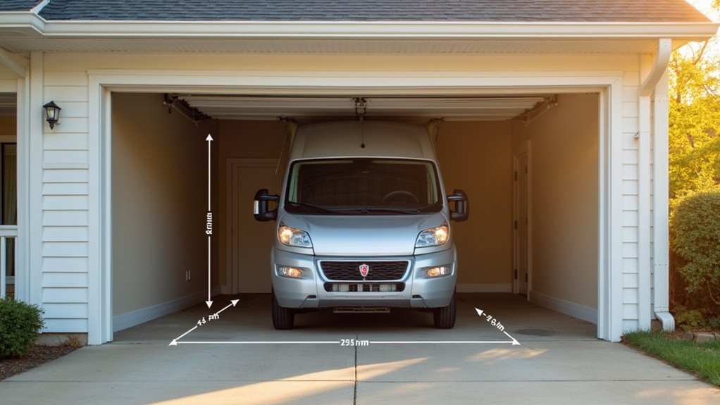 garage dimensions and clearance