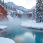 hot springs and skiing