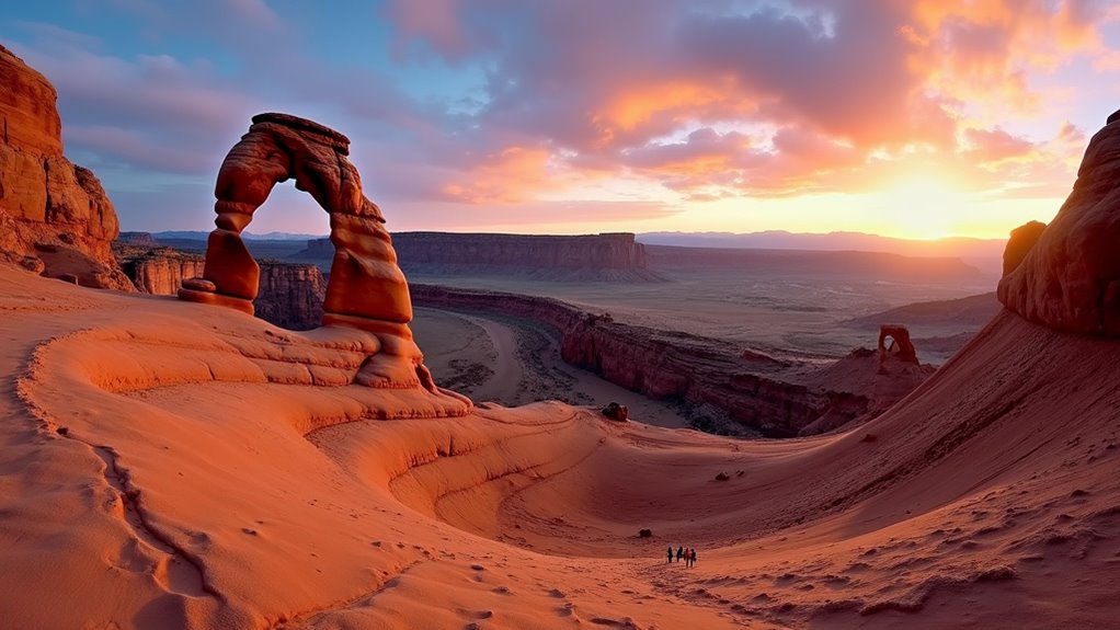 iconic desert arch views