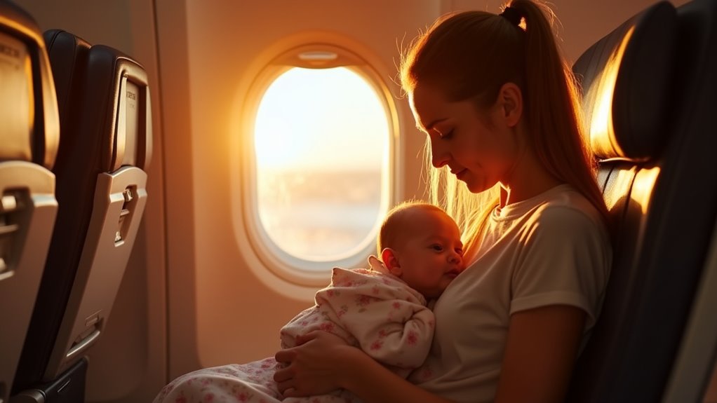 infant feeding during flights