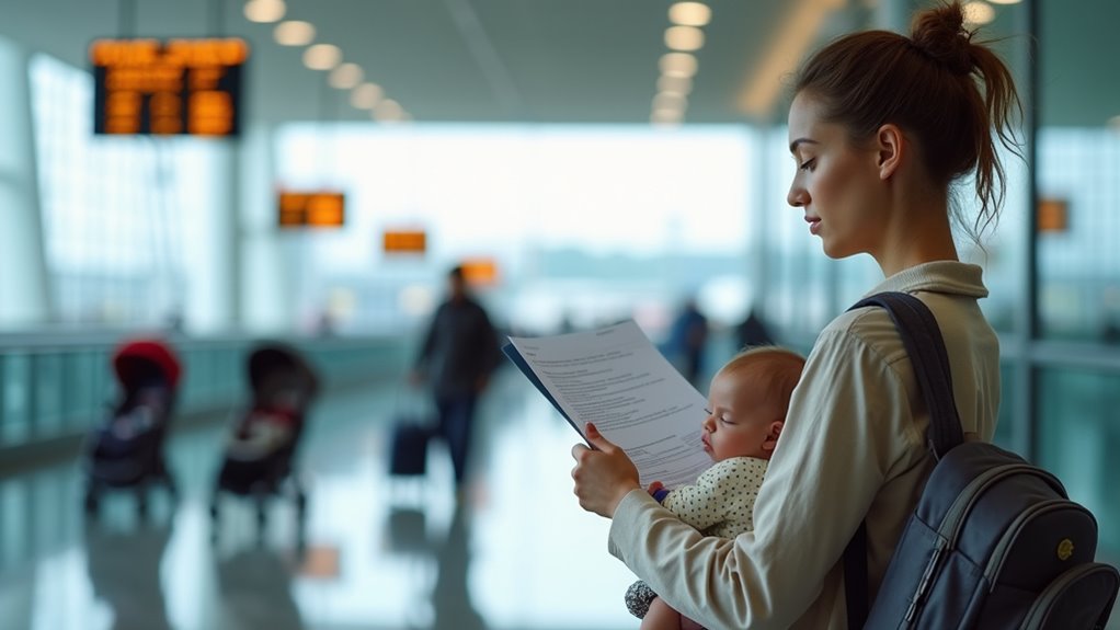 infant travel airline policies