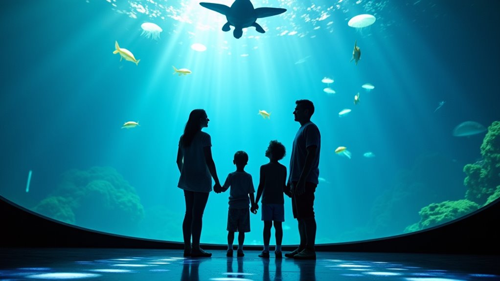 interactive prehistoric aquarium adventure