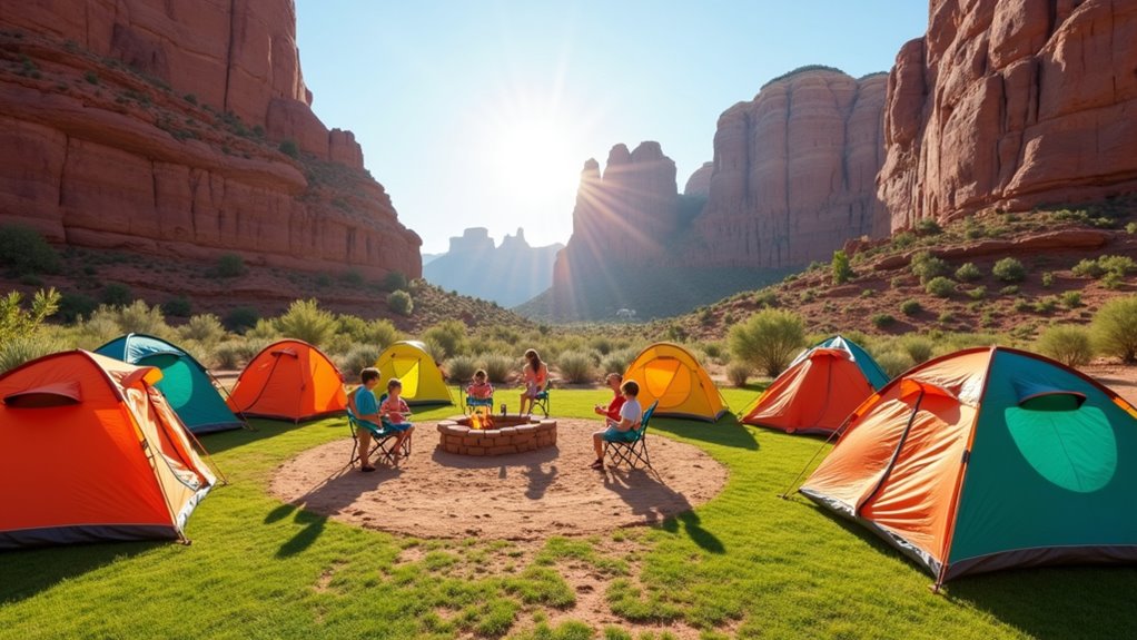 kid friendly camping near arches