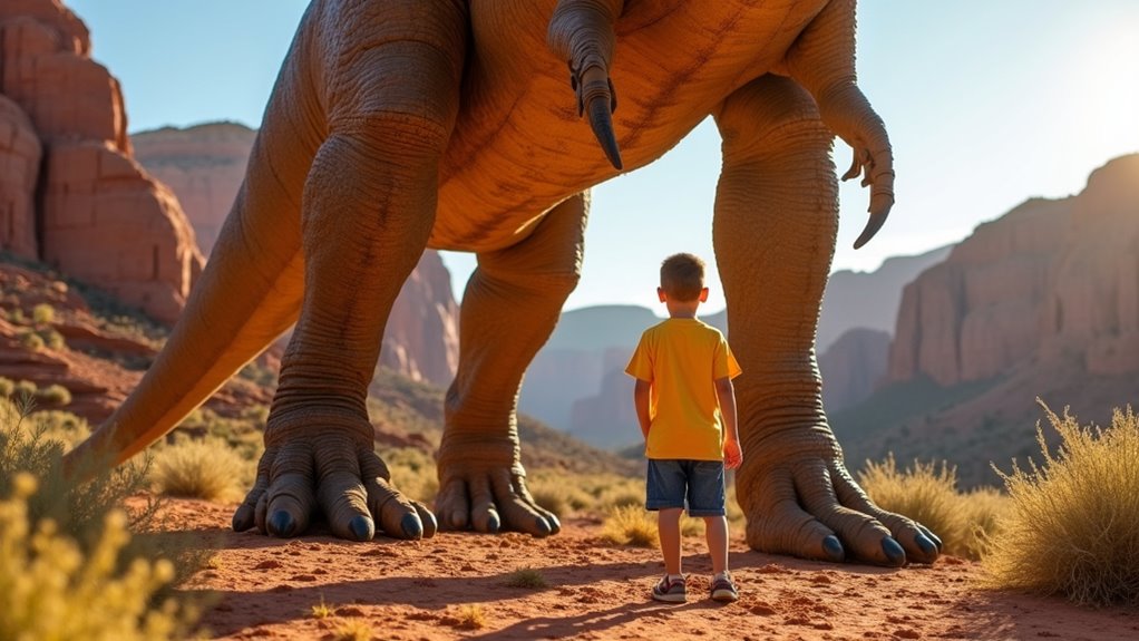 life size dinosaur park experience