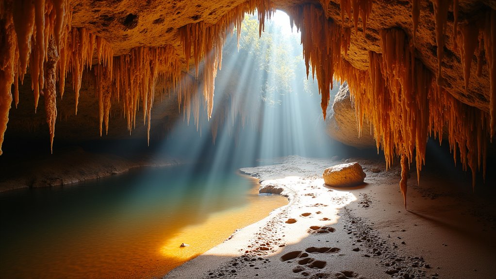 limestone caves await exploration