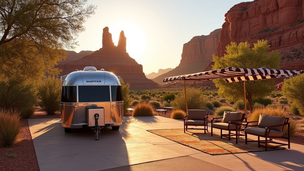 luxury camping in nature