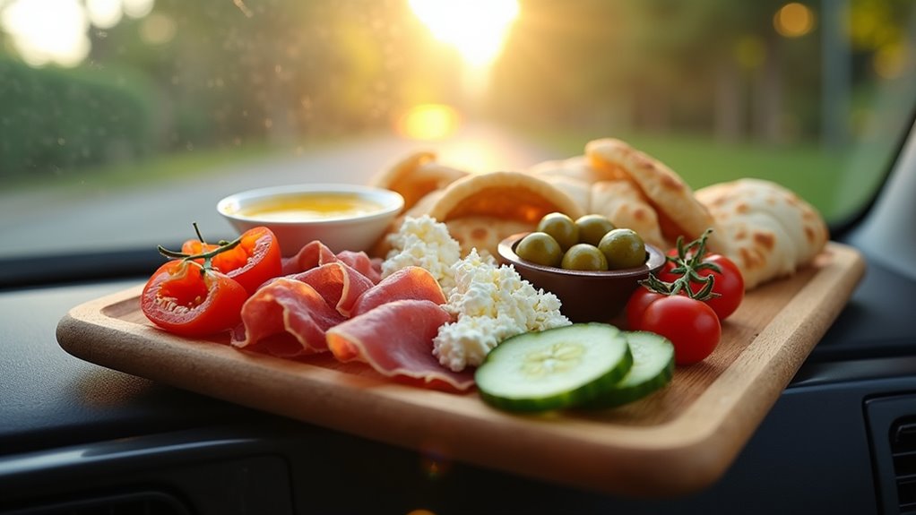 mediterranean road trip meals