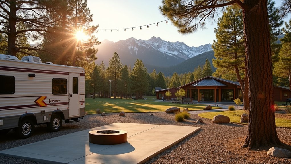 modern camping with conveniences
