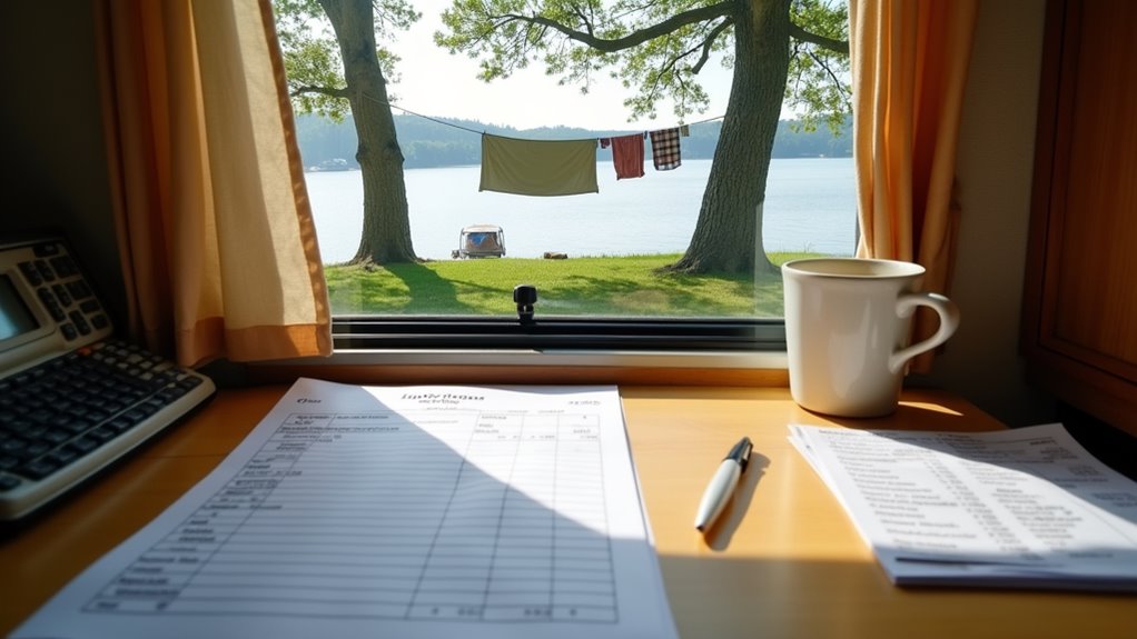 monthly rv living costs