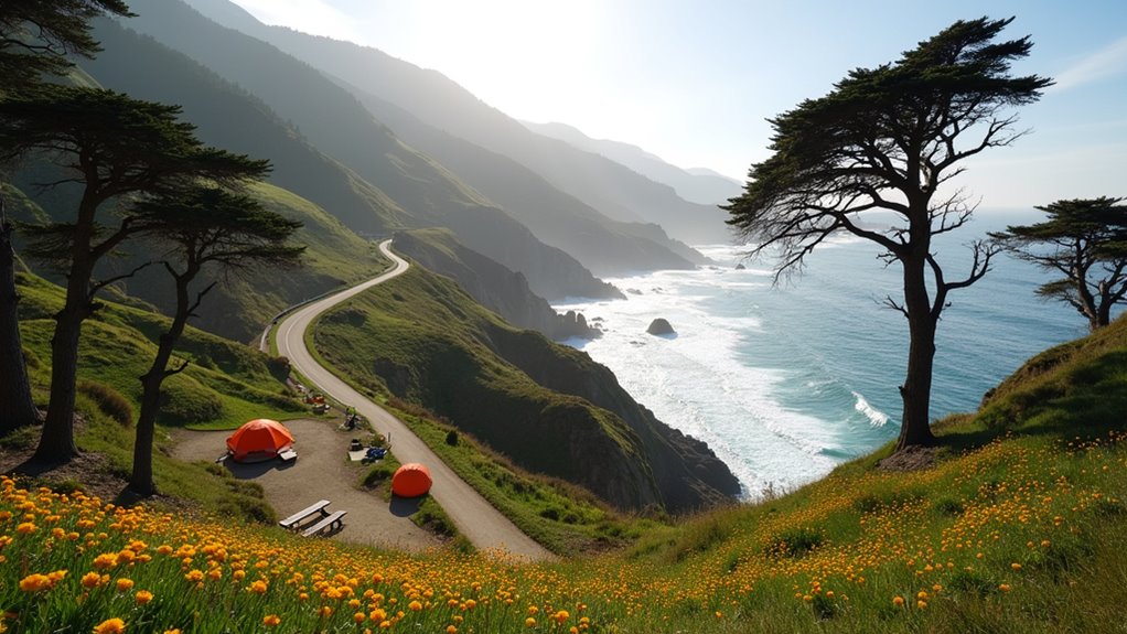 ocean views budget friendly camping