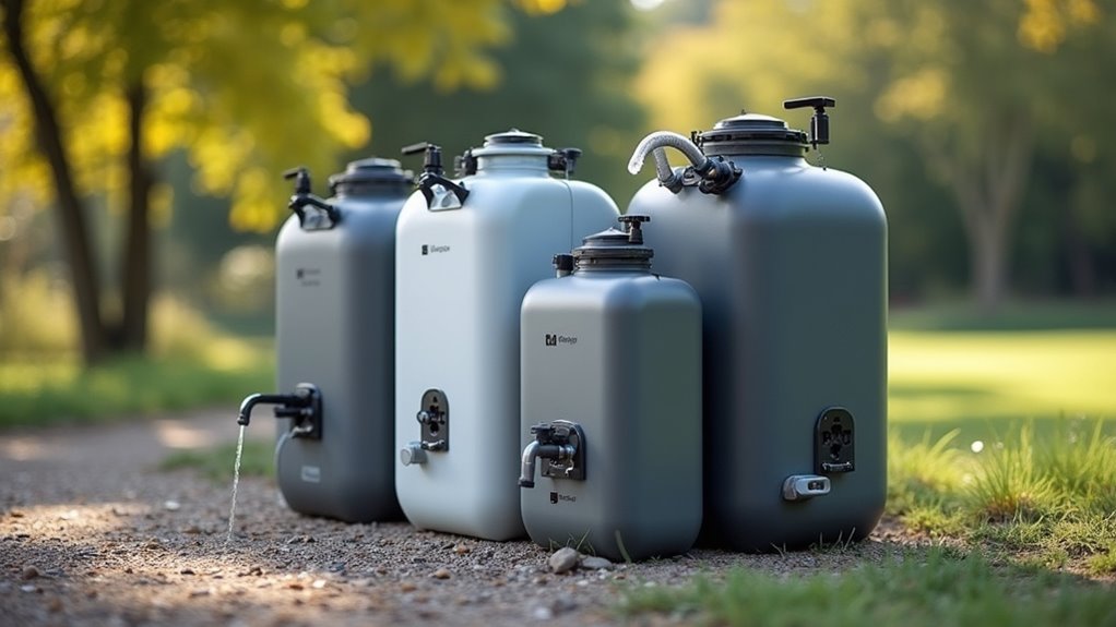 pop up camper gray water tank ideas