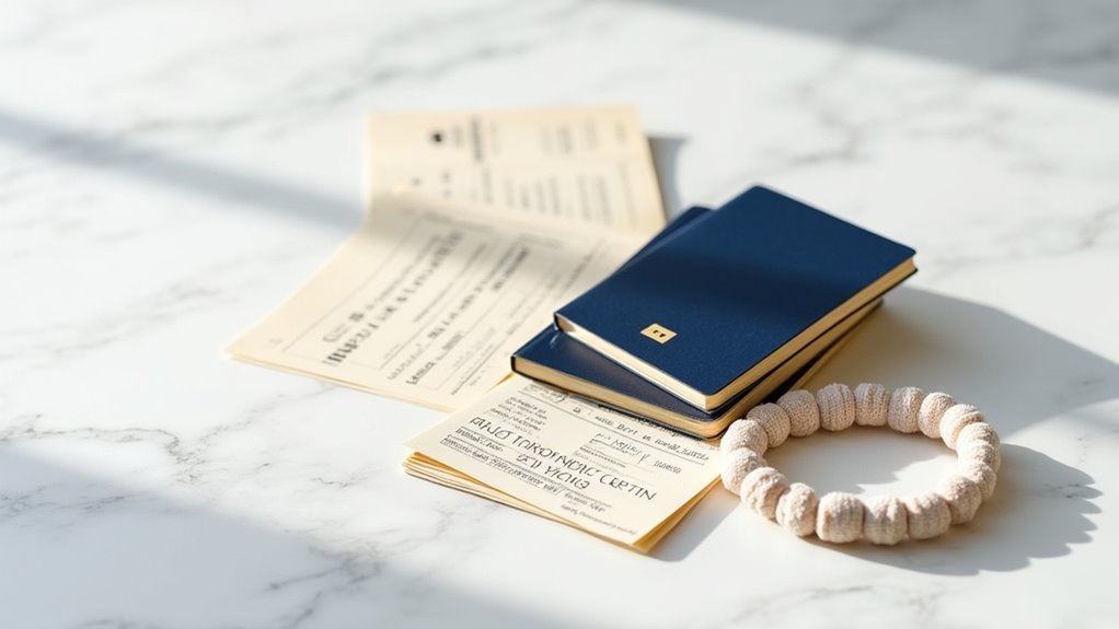 prepare infant travel documents
