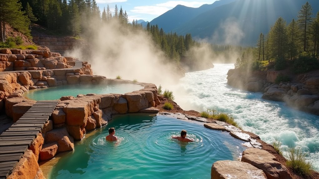 relaxing geothermal hot springs