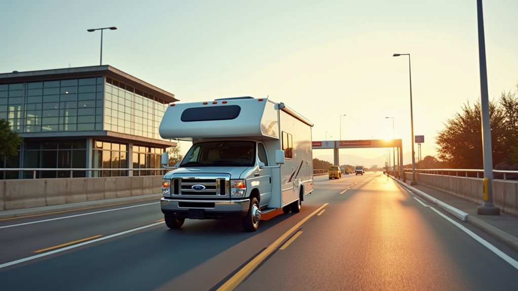 rented rv border restrictions